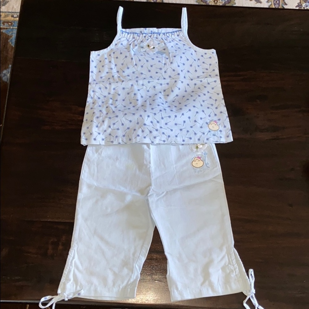 light blue two piece set
